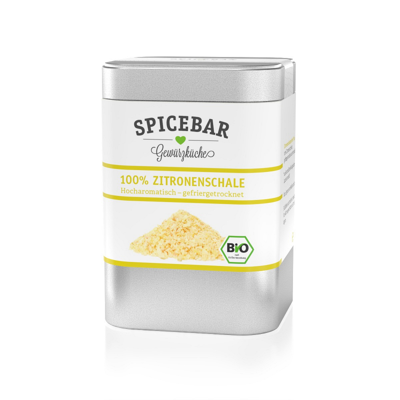 100% Zitronenschale jetzt in Bio Qualitt bei Spicebar kaufen