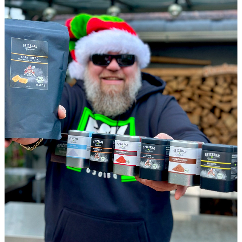 030BBQ Gewürzregal-Set mit 6 Gewürzen jetzt bei Spicebar kaufen